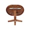 International Concepts 36 in. Solid Wood Round Top Pedestal Table w/12 in. Leaf-36.1 in.High-Dining Height, Distressed Oak K42-36RXT-23B-36 - alternate 6